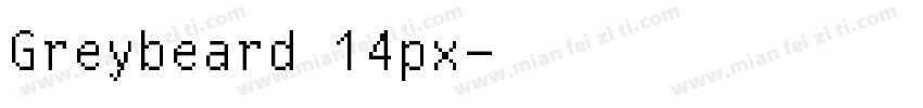 Greybeard 14px字体转换